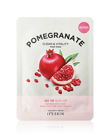 Pomegranate clean and vitaliteit sheet mask IT'S SKIN