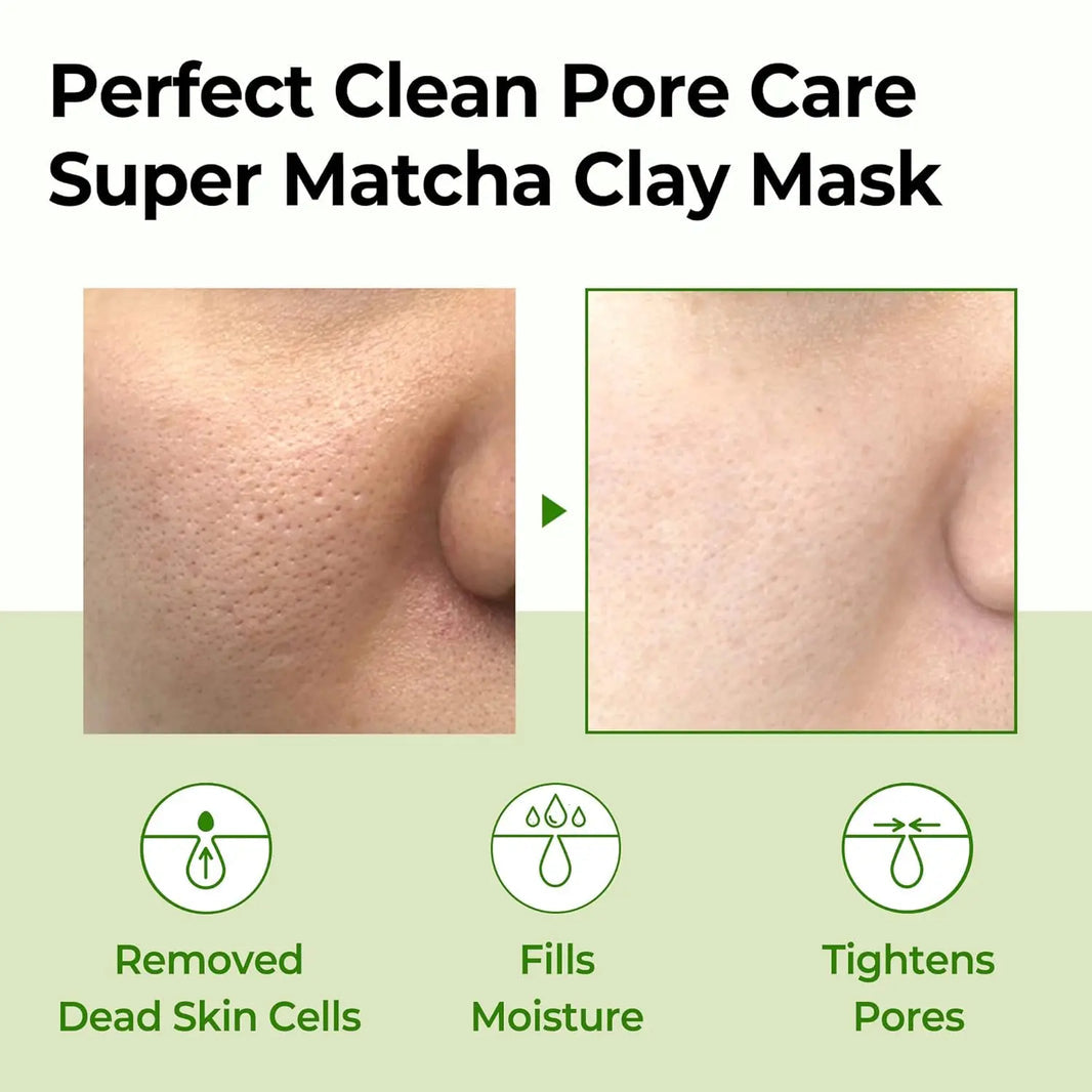 Super Matcha Pore Clean Clay Mask - 100g SOME BY MI