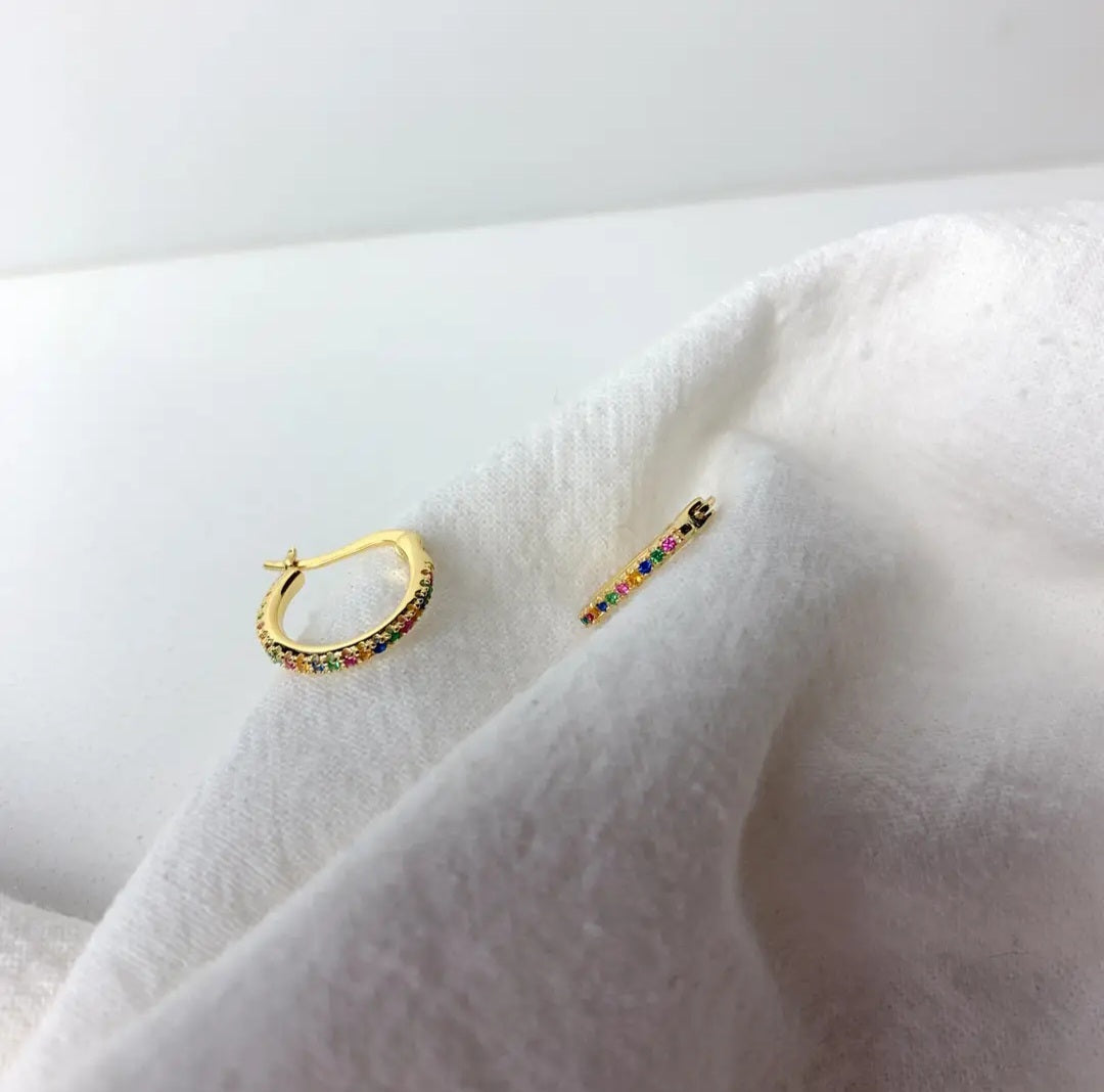 Frida rainbow hoops 1,3 cm