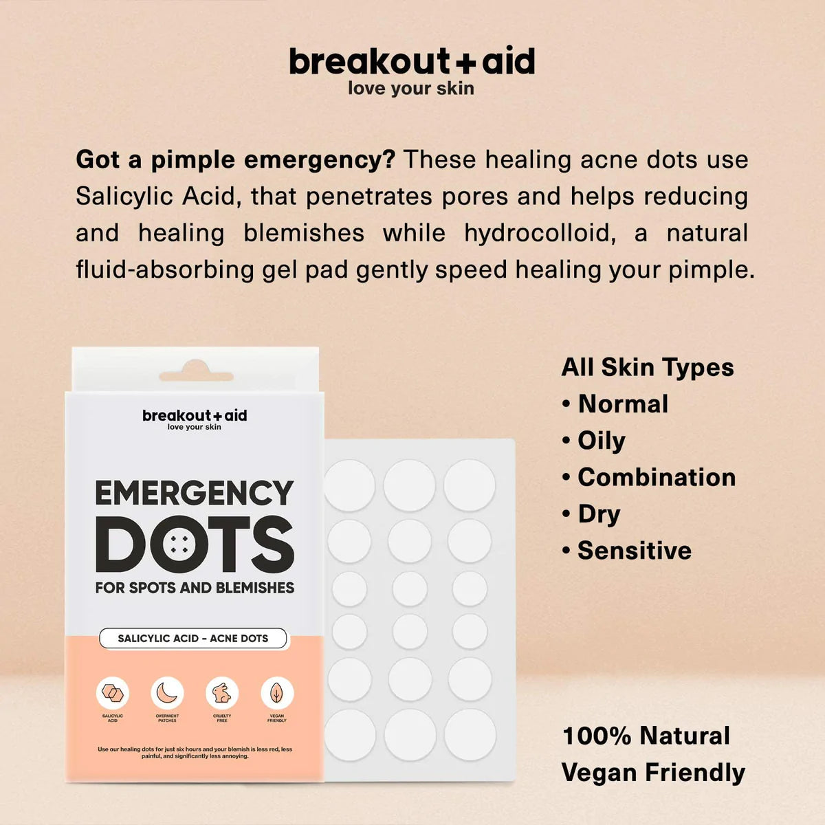 Emergency dots met salicylzuur