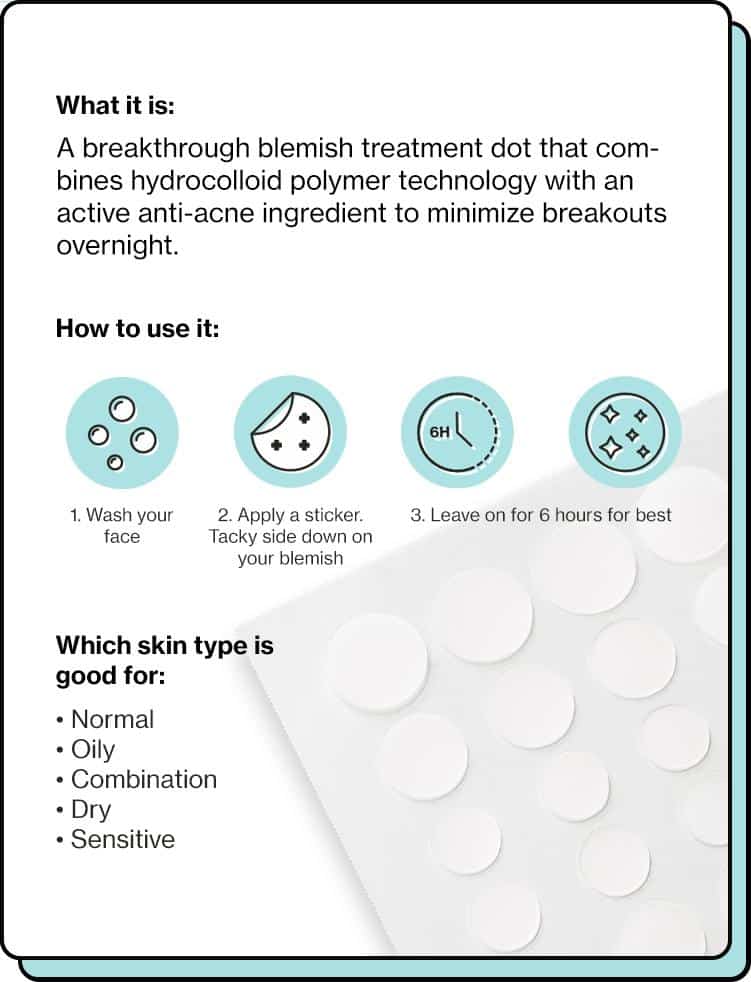Emergency dots met tea tree