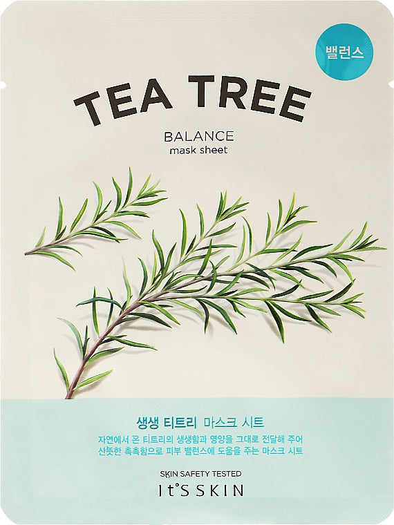 Tea tree balance sheet mask