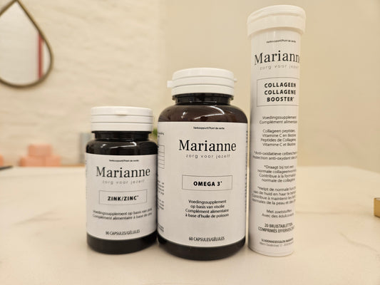 Omega 3 + Collageen booster + zink (gratis)