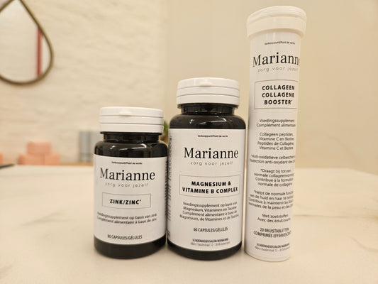 Magnesium + Collageen booster + zink (gratis)