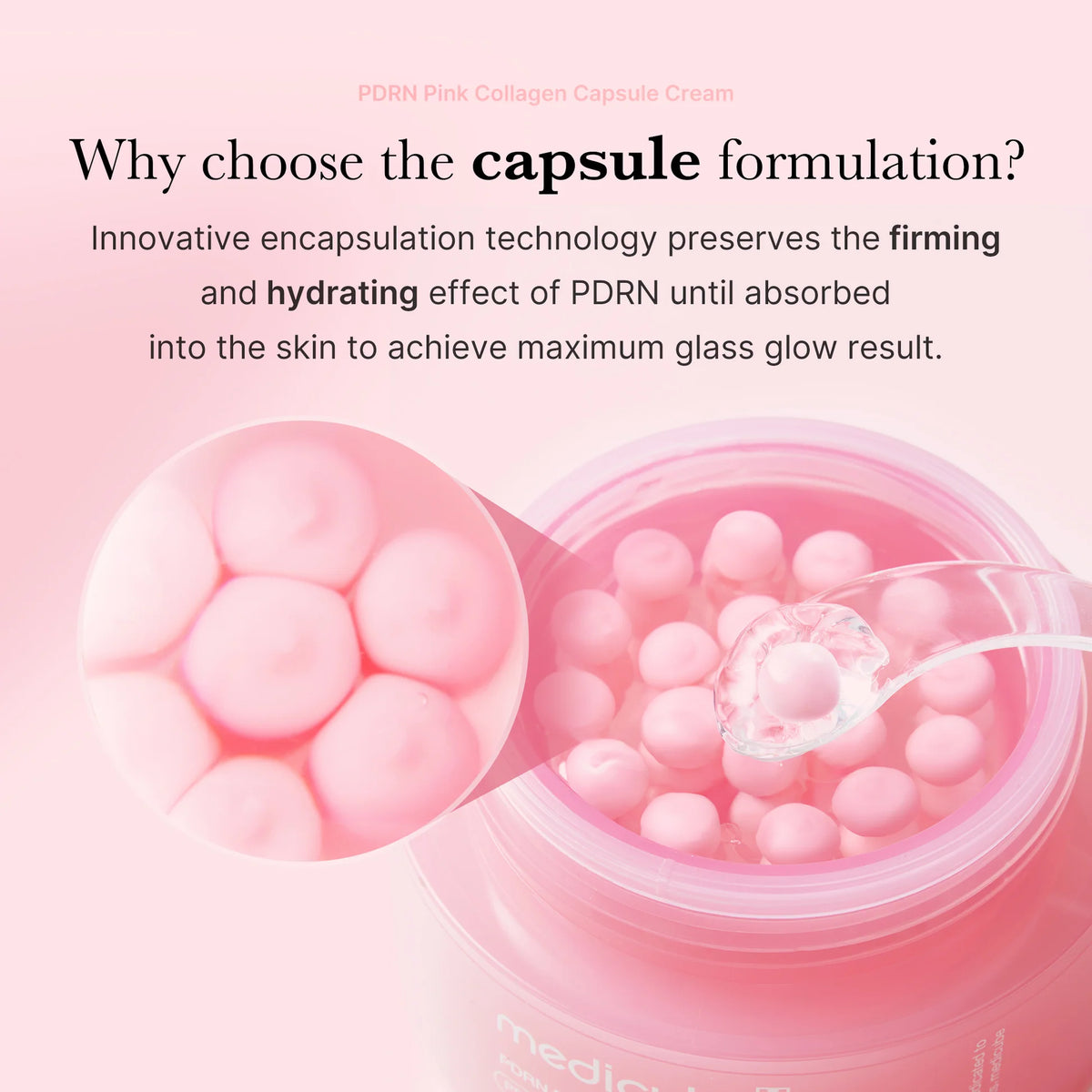 PDRN pink collagen capsule cream MEDICUBE