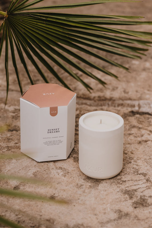 Sunset Dreams/ natuurlijke geurkaars