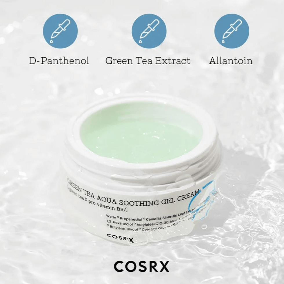 Green tea aqua soothing gel cream COSRX